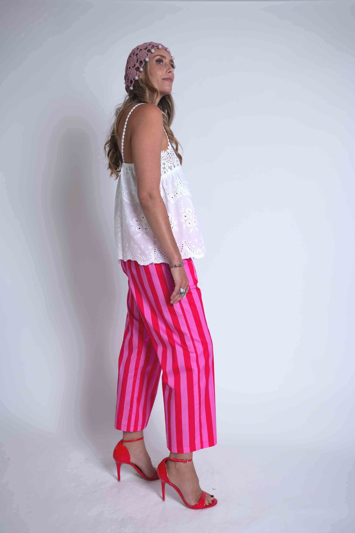 Sheryl May Stripe Culottes
