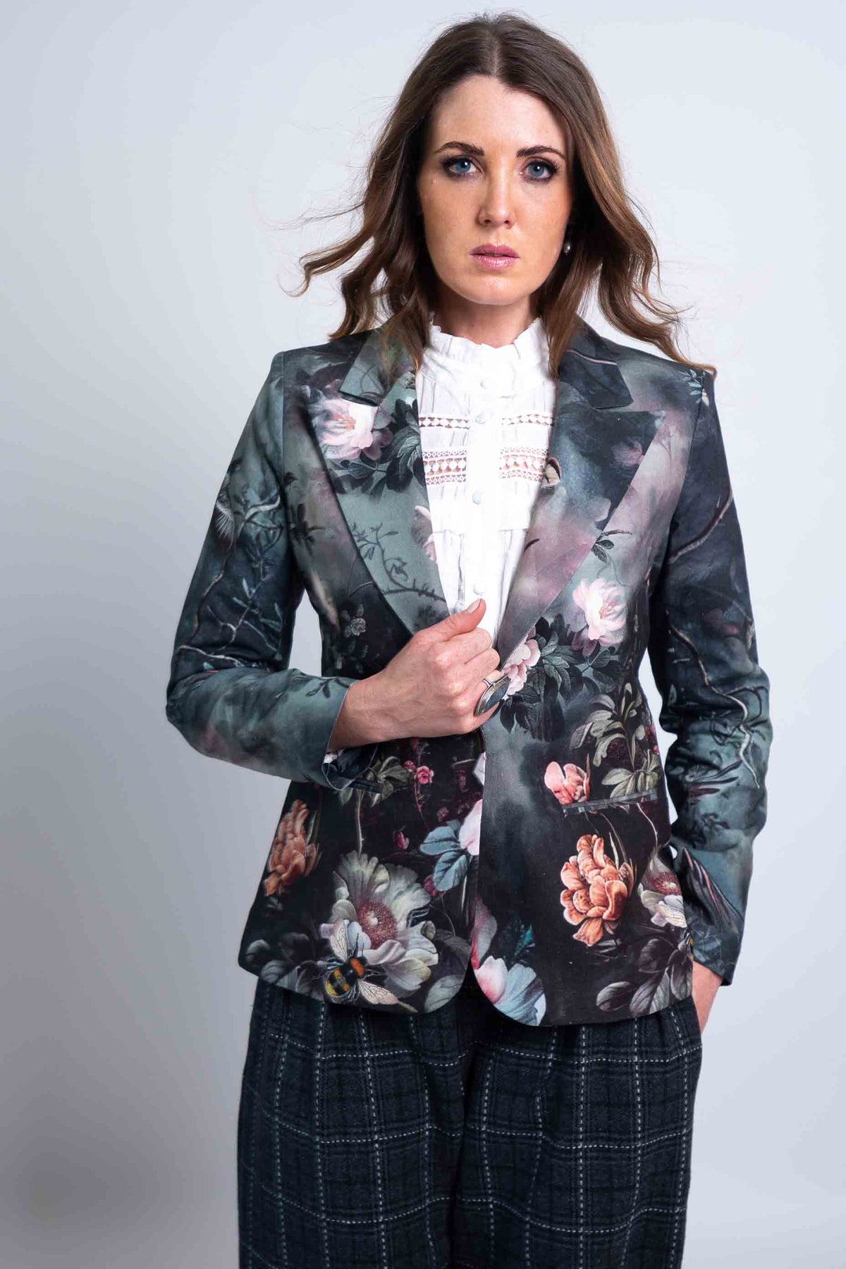 Sheryl May Sky Garden Classic Jacket