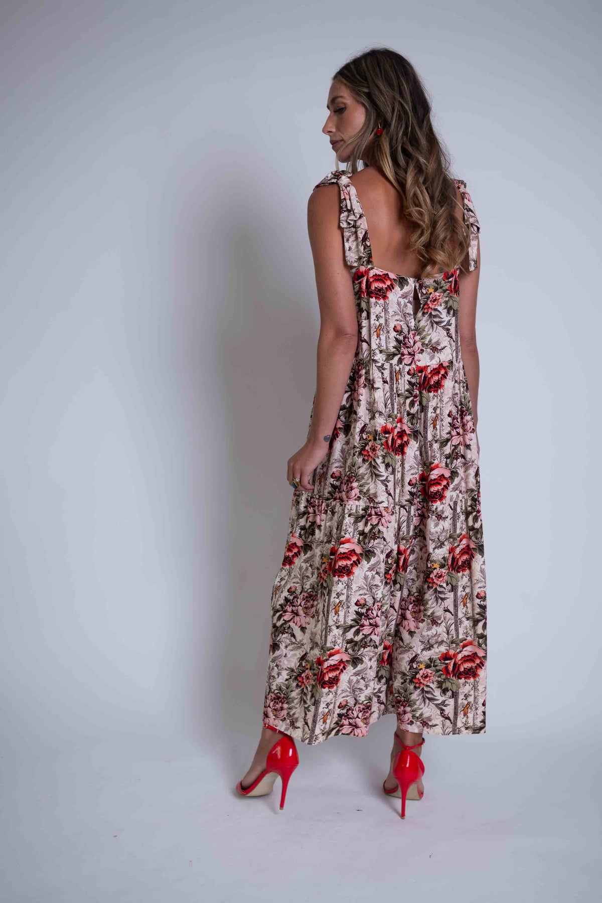 Sheryl May Peony Bow Regard Dress