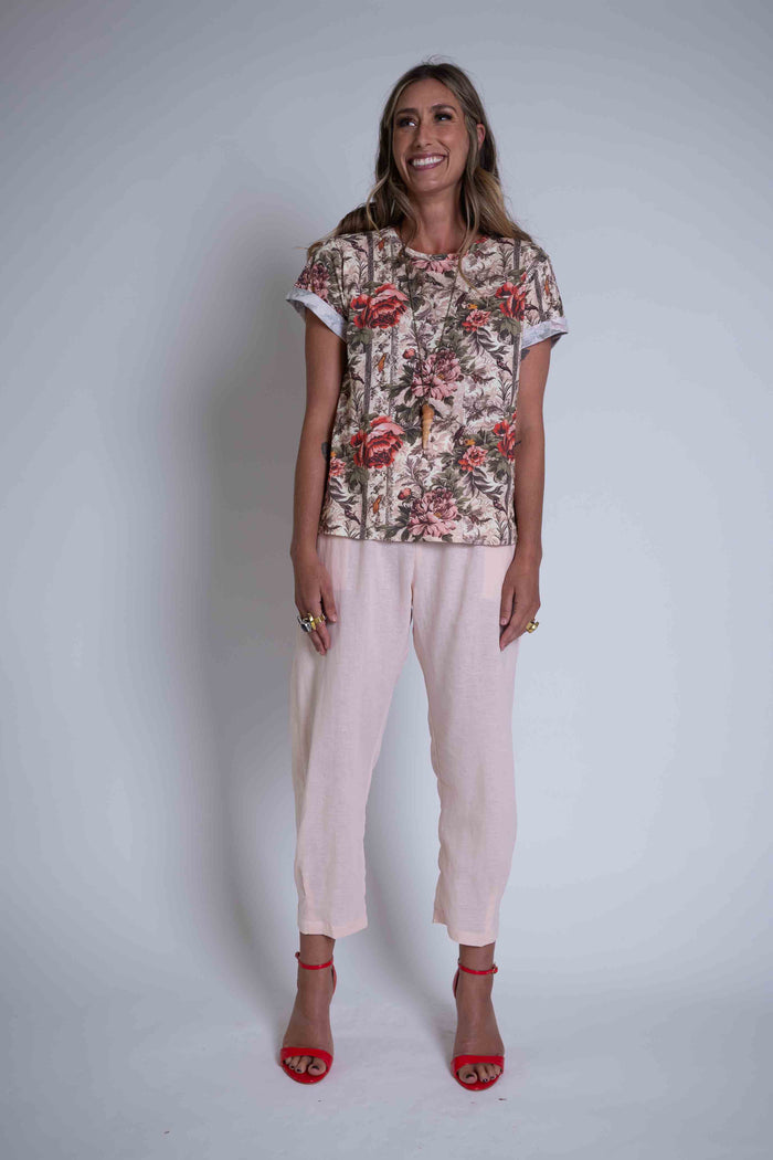 Sheryl May Victorian Peony Tee