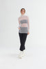 Taylor Undone Tunic Ivory Molecule Mesh