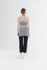 Taylor Undone Tunic Ivory Molecule Mesh