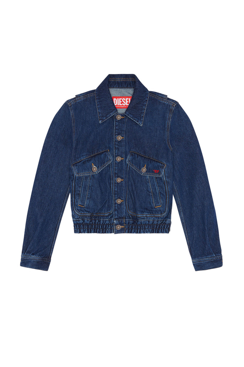 Diesel De-Tracy Denim Bomber Jacket