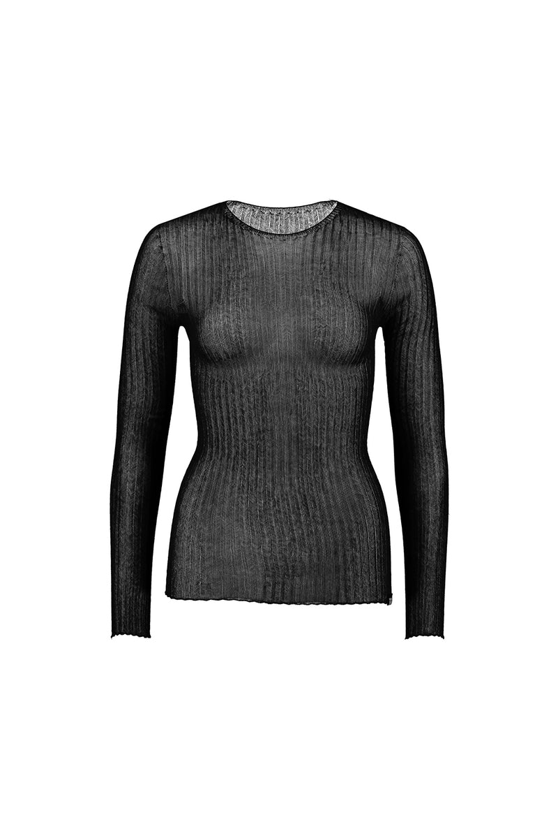 Standard Issue Cotton Tulle Top Black
