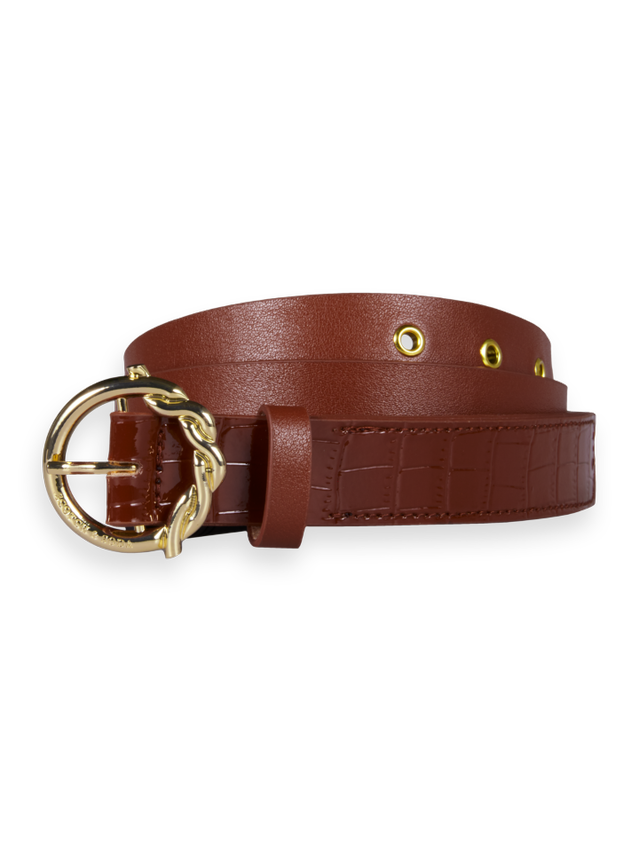 Scotch & Soda Belt Copper