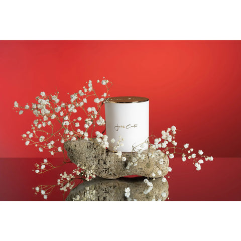 Jakob Carter Vintage Gardenia and Peach Candle